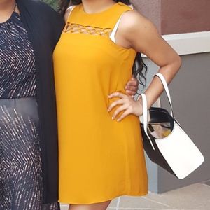Mustard Yellow Shift Dress
